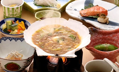 写真:朝食